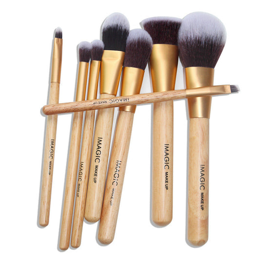 Ensemble de pinceaux de maquillage Pinceau anti-cernes Pinceau à blush Pinceau à poudre Fard à paupières Surligneur Pinceau à fond de teint Outils de beauté cosmétiques