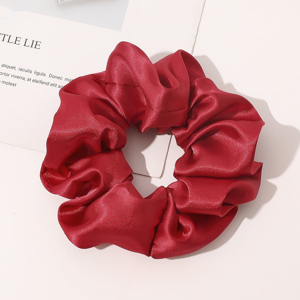 Silk Large Intestine Silk Sweet Satin High-end Hair Ring